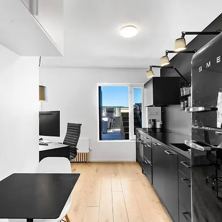 Hig End Penthouse. Private 65 Square Meter Balcony. Kristiansand
